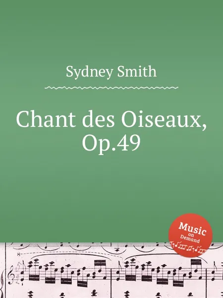 Обложка книги Chant des Oiseaux, Op.49, S. Smith