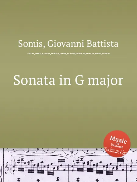 Обложка книги Sonata in G major, G.B. Somis