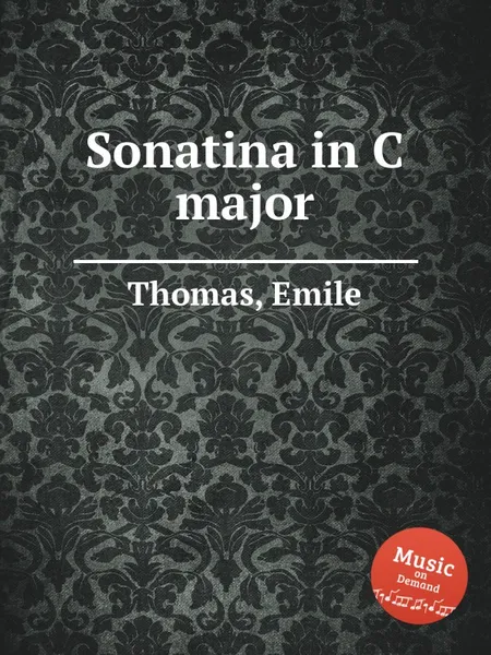 Обложка книги Sonatina in C major, E. Thomas