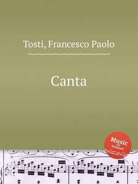 Обложка книги Canta, F.P. Tosti