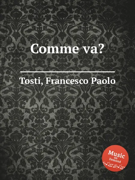 Обложка книги Comme va?, F.P. Tosti