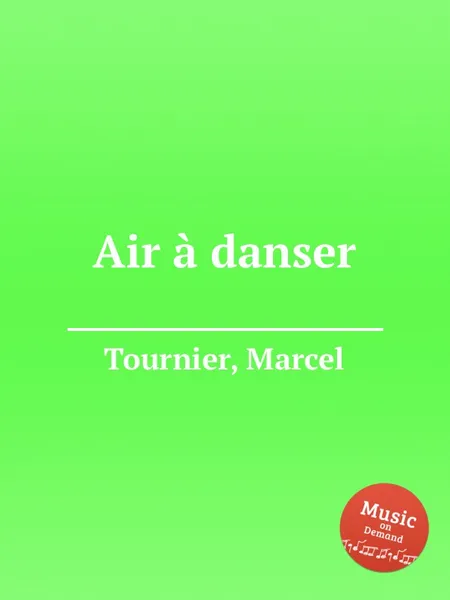 Обложка книги Air a danser, M. Tournier