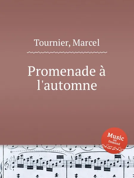 Обложка книги Promenade a l'automne, M. Tournier