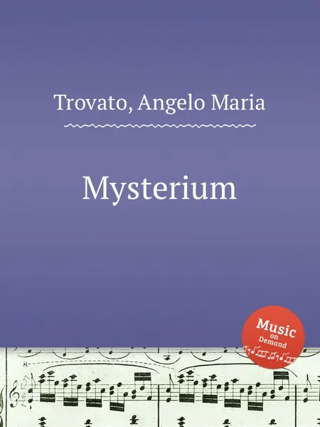 Обложка книги Mysterium, A.M. Trovato