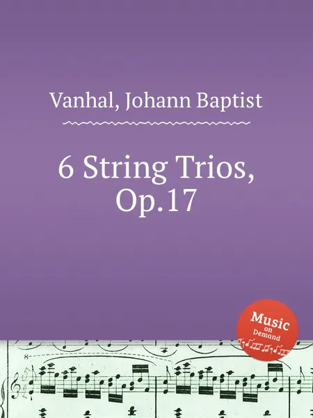 Обложка книги 6 String Trios, Op.17, J.B. Vanhal