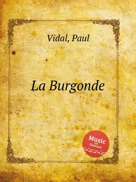 Обложка книги La Burgonde, P. Vidal