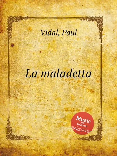 Обложка книги La maladetta, P. Vidal