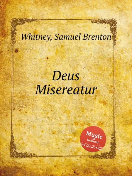 Обложка книги Deus Misereatur, S.B. Whitney