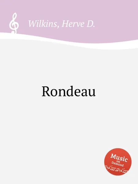 Обложка книги Rondeau, H.D. Wilkins