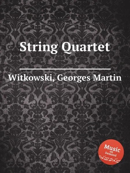 Обложка книги String Quartet, G.M. Witkowski