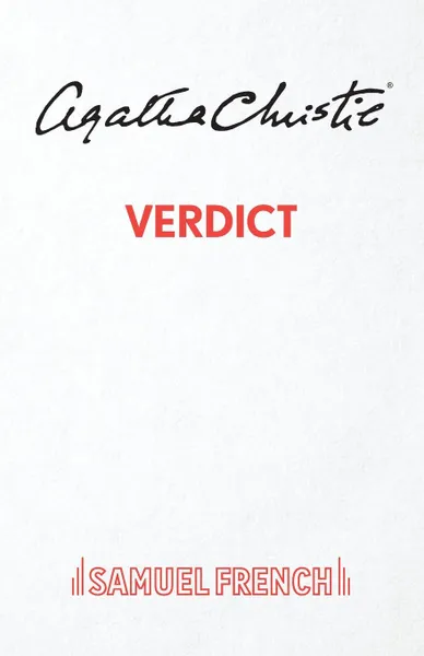 Обложка книги Verdict, Agatha Christie
