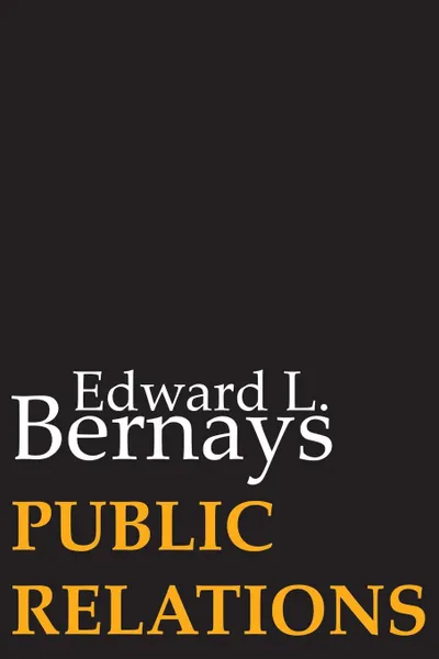 Обложка книги Public Relations, Edward L. Bernays
