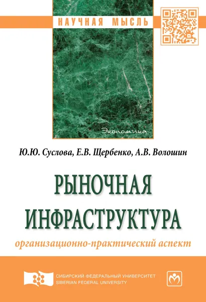 Обложка книги Рыночная инфраструктура. Организационно-практический аспект, Ю. Ю. Суслова, Е. В. Щербенко, А. В. Волошин