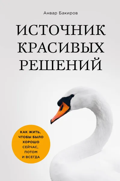 Обложка книги Источник красивых решений. Как жить, чтобы было хорошо сейчас, потом и всегда, Бакиров Анвар Камилевич