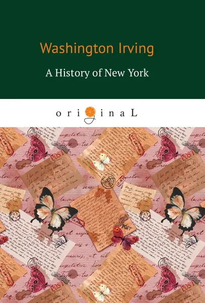 Обложка книги A History of New York, Irving W.