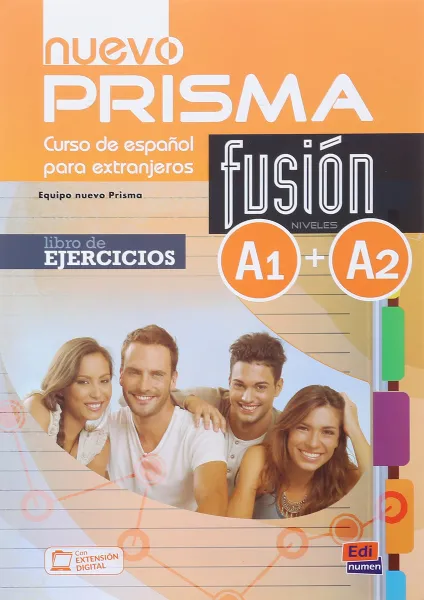 Обложка книги Nuevo prisma fusion: A1 + A2: Libro de ejercicios, Aixala Evelyn, Martinez Anna Maria