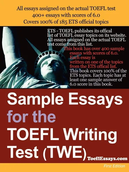 Обложка книги Sample Essays for the TOEFL Writing Test (Twe), M. l'abbé Trochon