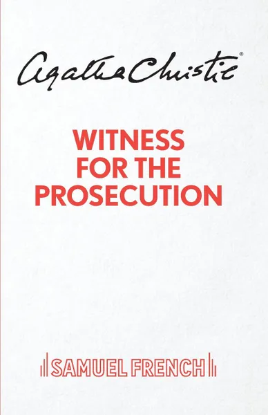 Обложка книги Witness for the Prosecution, Agatha Christie
