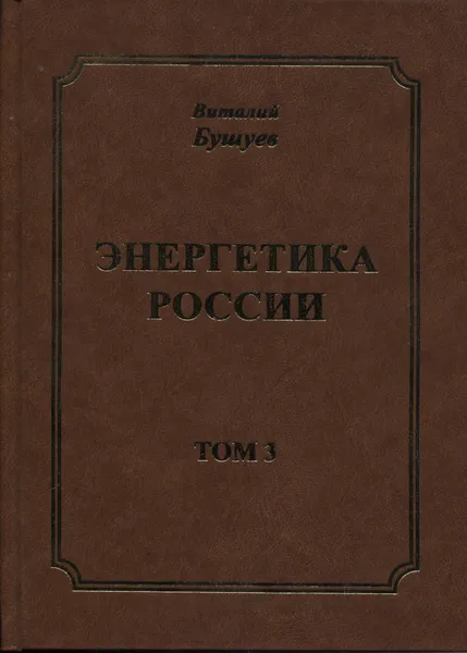 Обложка книги Энергетика России. Том 3, В.В. Бушуев