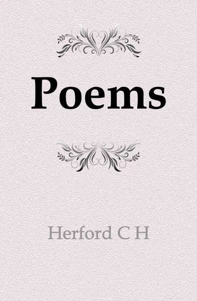 Обложка книги Poems, C.H. Herford