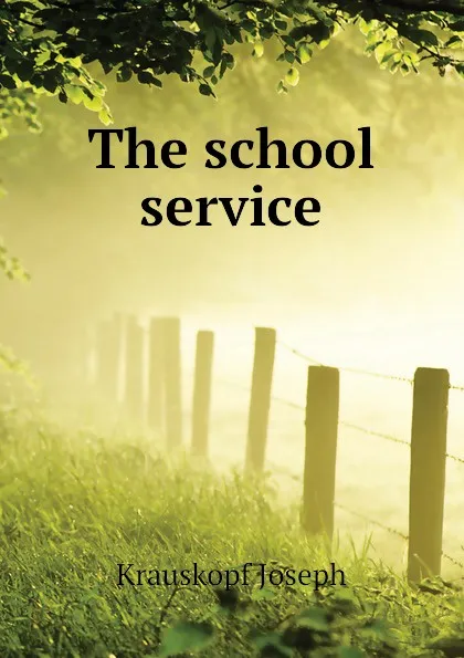 Обложка книги The school service, Krauskopf Joseph