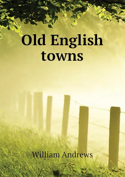 Обложка книги Old English towns, William Andrews