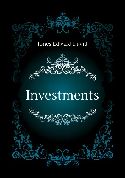 Обложка книги Investments, Jones Edward David