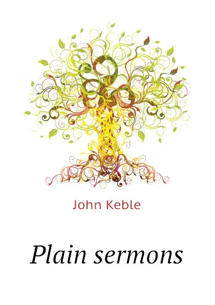 Обложка книги Plain sermons, John Keble