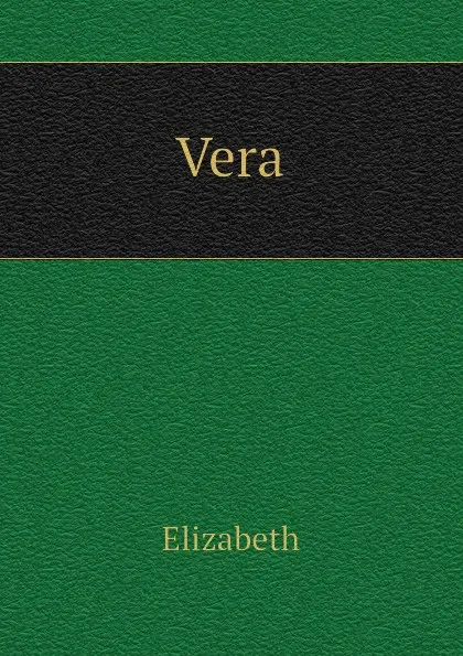 Обложка книги Vera, Elizabeth