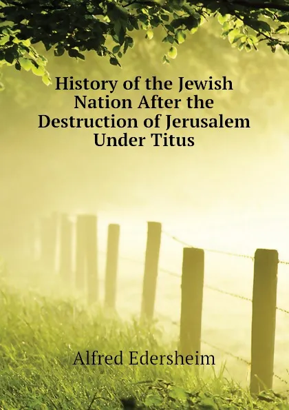 Обложка книги History of the Jewish Nation After the Destruction of Jerusalem Under Titus, Edersheim Alfred