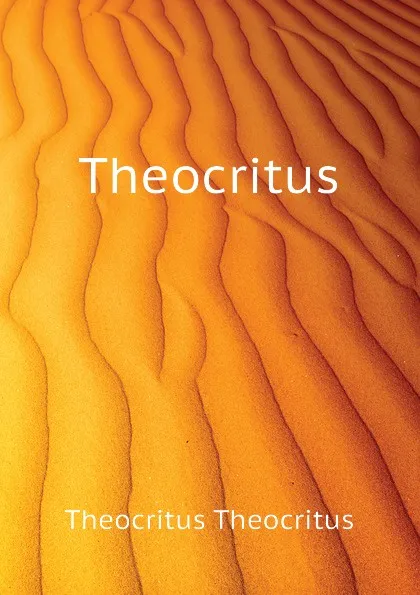 Обложка книги Theocritus, Theocritus Theocritus