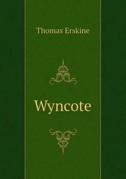 Обложка книги Wyncote, Erskine Thomas