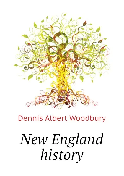 Обложка книги New England history, Dennis Albert Woodbury