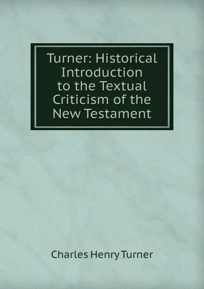 Обложка книги Turner, Charles Henry Turner