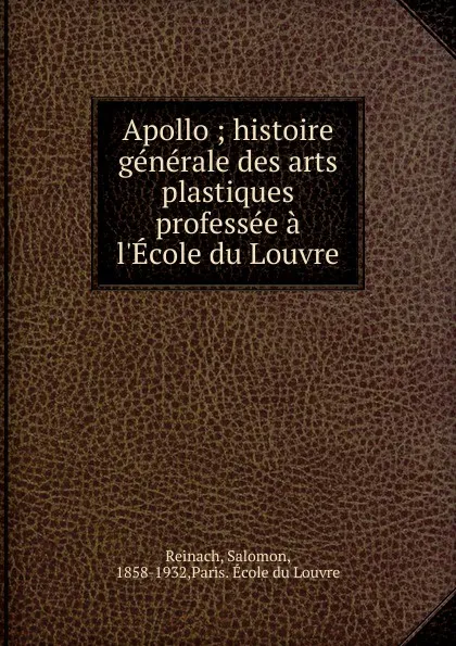 Обложка книги Apollo, Salomon Reinach