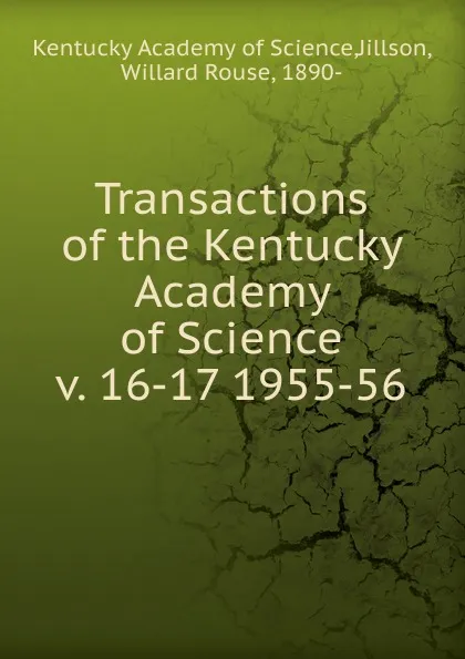 Обложка книги Transactions of the Kentucky Academy of Science, Kentucky Academy of Science