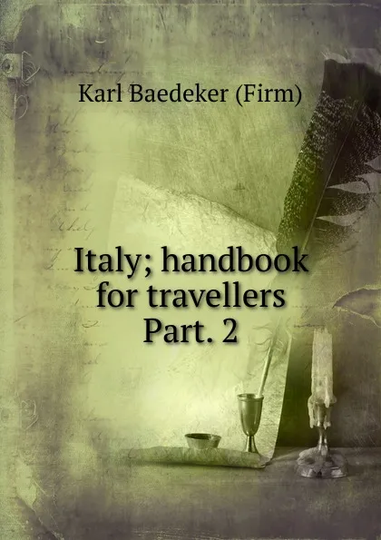 Обложка книги Italy, K. Baedeker