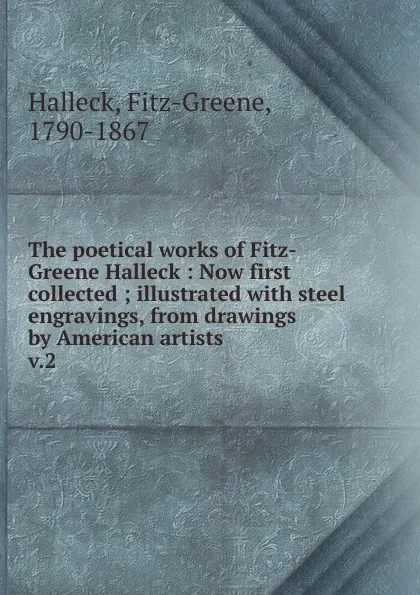 Обложка книги The poetical works, Fitz-Greene Halleck