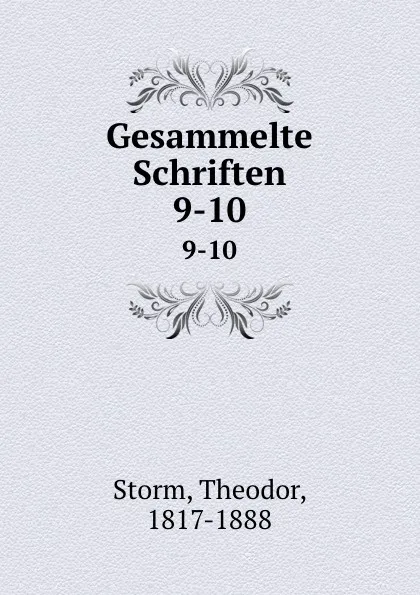 Обложка книги Gesammelte Schriften. Band 18, Theodor Storm