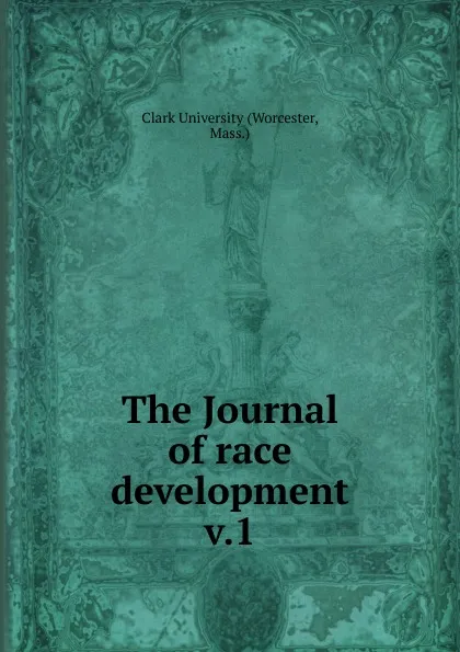 Обложка книги The Journal of race development, Worcester