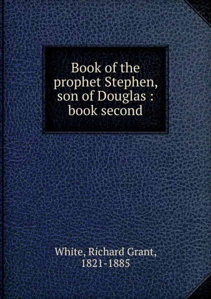 Обложка книги Book of the prophet Stephen, son of Douglas, Richard Grant White