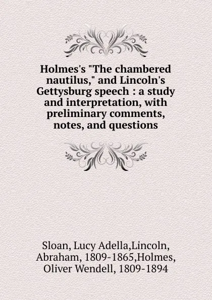 Обложка книги Holmes.s 