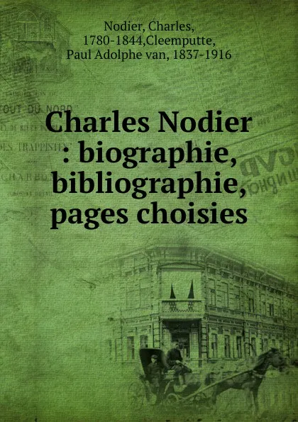 Обложка книги Charles Nodier, Charles Nodier