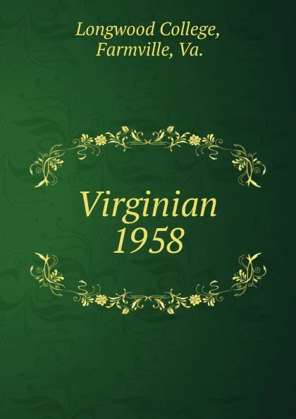 Обложка книги Virginian, Longwood College