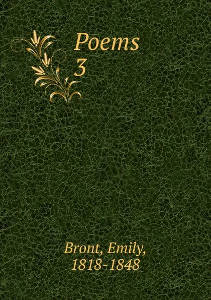 Обложка книги Poems, Emily Bront