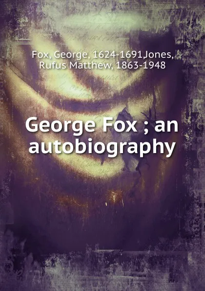 Обложка книги George Fox, Fox George