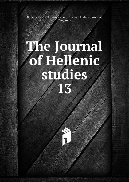 Обложка книги The Journal of Hellenic studies, London