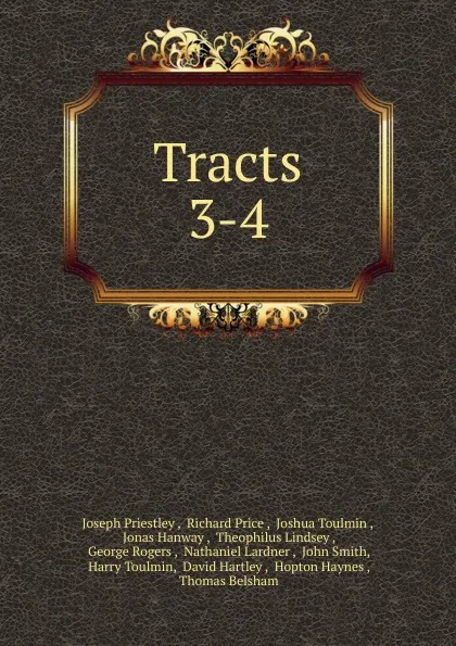 Обложка книги Tracts, Joseph Priestley