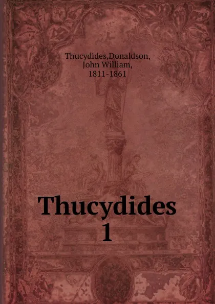 Обложка книги Thucydides, Thucydides