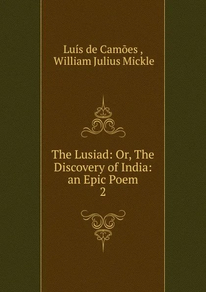 Обложка книги The Lusiad, Luís de Camões